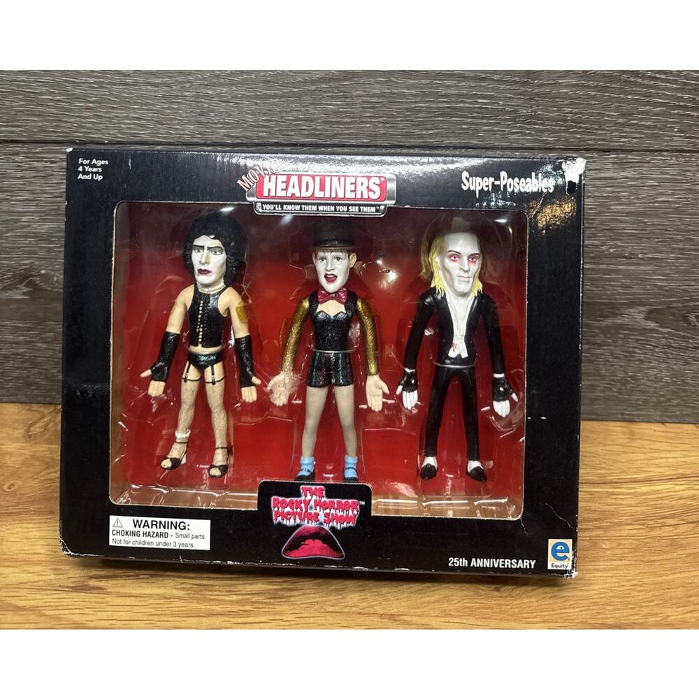 Headliners Rocky Horror Picture Show 3 Pack Poseable Figures 25th Anniversary